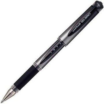 Schwarzer Uni-Ball Signo Broad Flüssigtintenstift UM-153 mit 0.6 mm Spitze.
