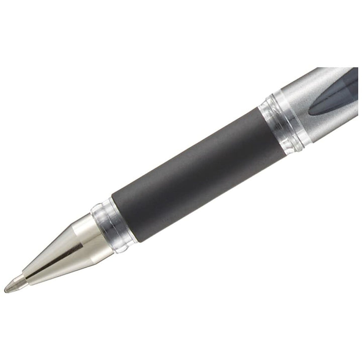 Schwarzer Uni-Ball Signo Broad UM-153 Flüssigtinten Stift mit 0.6 mm Spitze.