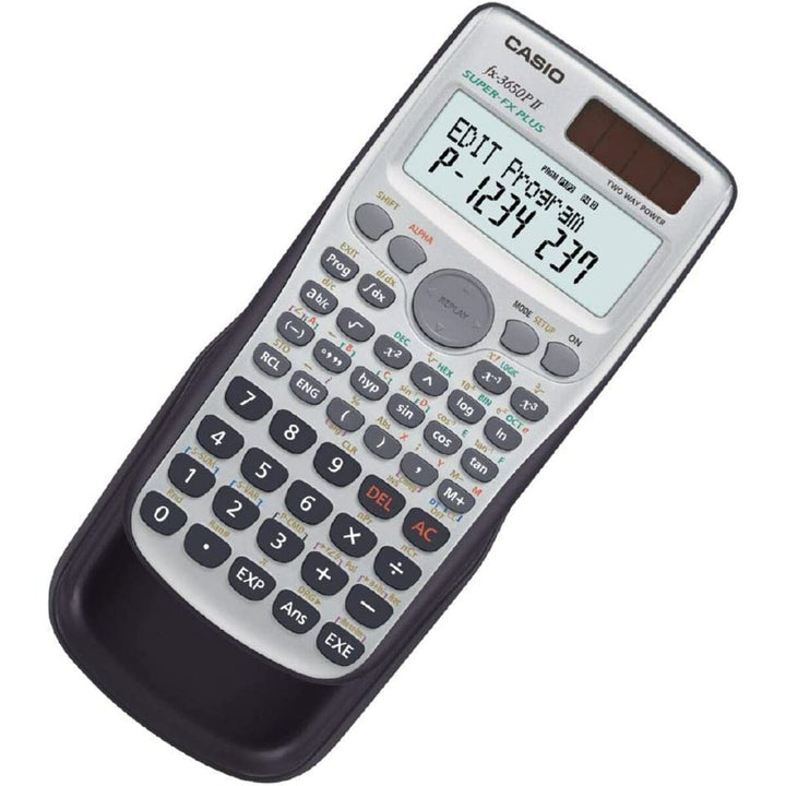 Casio FX-3650PII Taschenrechner mit Solarpanel und Funktionen - homely Family Shop