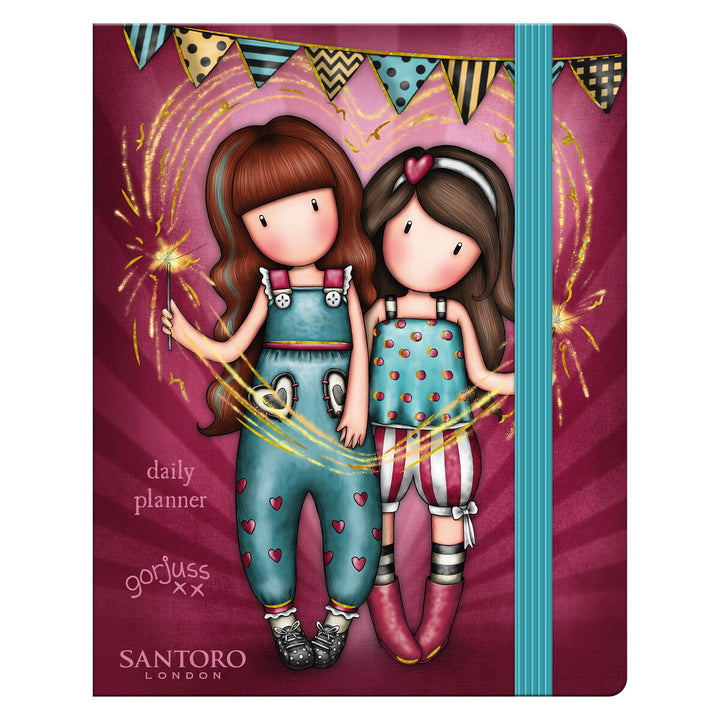 Gorjuss Feuerwerk Tagesordnung mit Mädchen Illustration und Herz Details - homely Family Shop