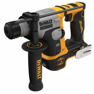 Gelber Dewalt DCH172N Bohrhammer mit Pistolengriff und Seitenhandgriff für verbesserte Kontrolle.