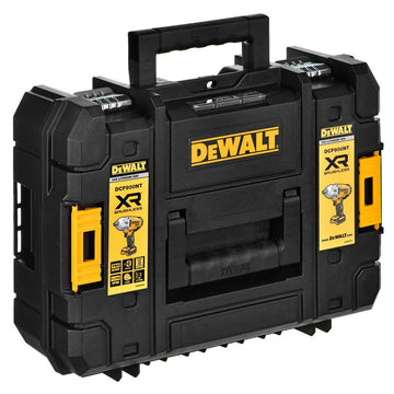Schlagschrauber DCF900NT-XJ im robusten, schwarzen Werkzeugkoffer mit gelbem Dewalt Logo.
