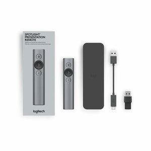 Logitech Spotlight Präsentations-Pointer mit Zubehör für freihändige Funktion - homely Family Shop