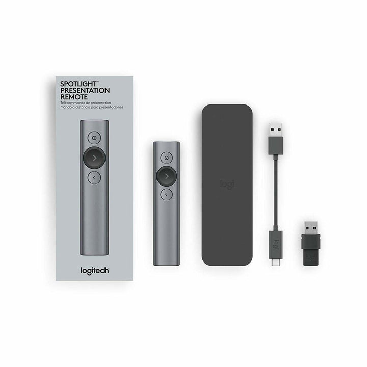Logitech Spotlight Präsentations-Pointer mit Zubehör für freihändige Funktion - homely Family Shop