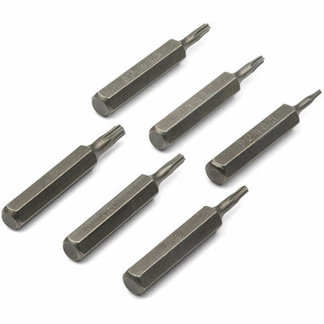 Graue Startech Schraubenzieher Bits mit hexagonalem Körper und verschiedenen Größen.