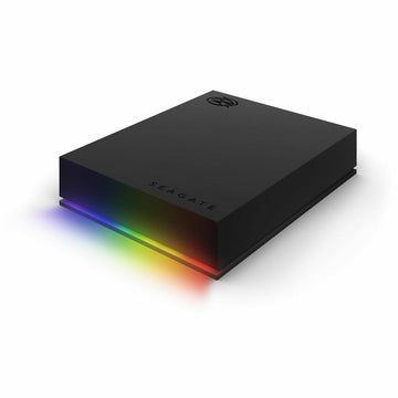 Schwarze Seagate externe Festplatte mit LED-Licht - homely Family Shop