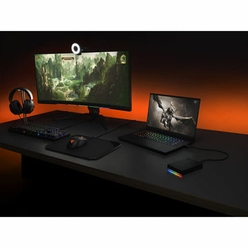 Seagate STKL5000400 externe Festplatte mit LED auf Schreibtisch - homely Family Shop