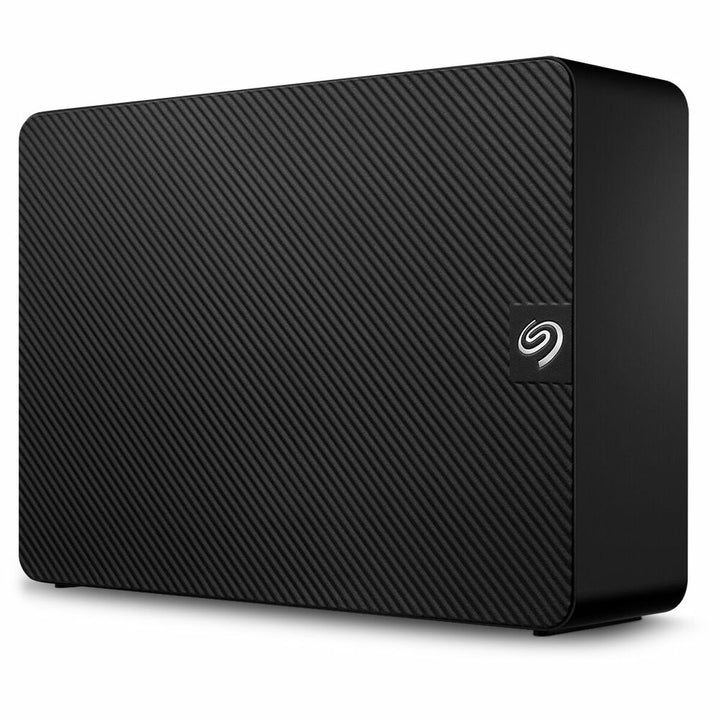 Schwarze Seagate 10TB externe Festplatte mit Textur - homely Family Shop