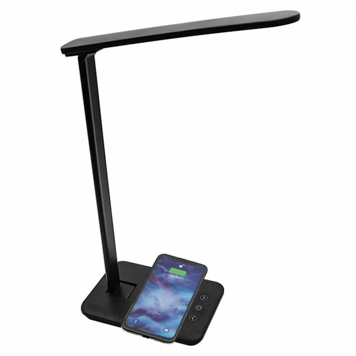 Schwarze Denver LED Lampe mit kabellosem Ladegerät - Homely Family Shop