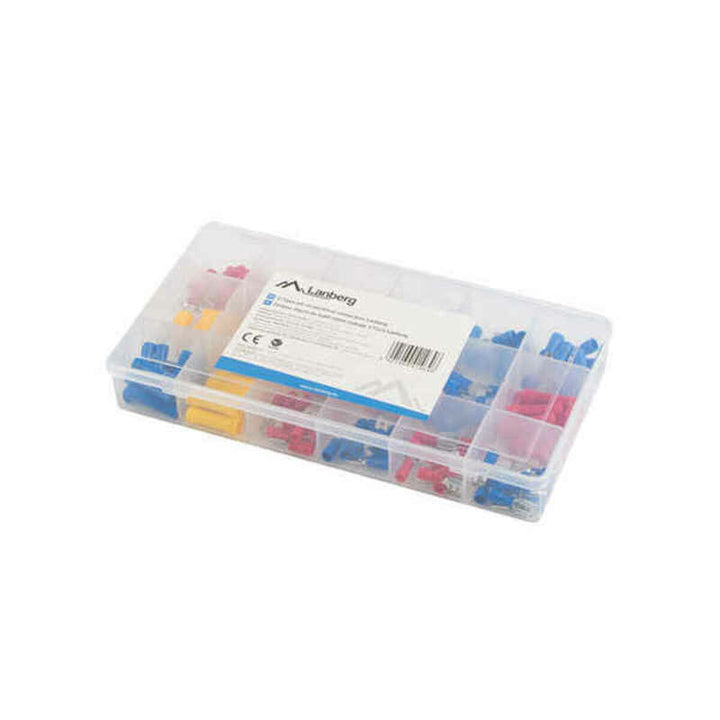 Lanberg Werkzeugsatz mit isolierten Terminals in roter, blauer und gelber Farbe.