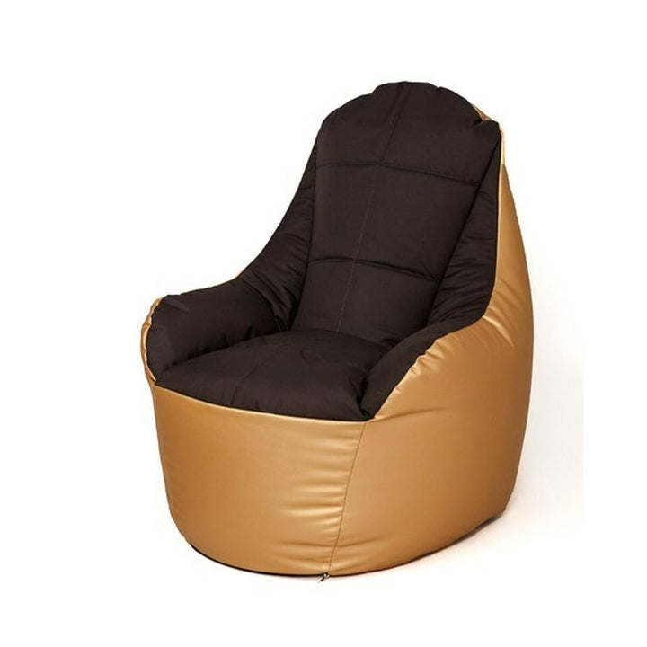 Puff GO Sessel mit Bronze Basis und Oxford Stoff - homely Family Shop