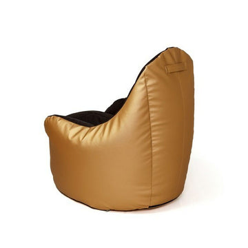 Goldfarbener Puff GO Sitzsack aus reißfestem Oxford-Gewebe - homely Family Shop