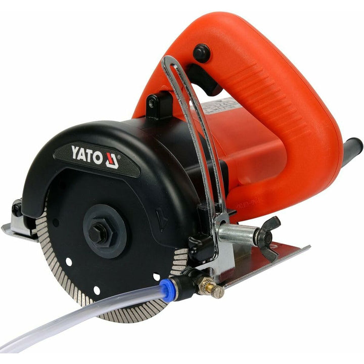 Yato Kreissäge YT-82159 mit 1400 W Leistung, 125 mm Durchmesser und Wasserkühlung.