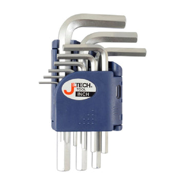 Jetech Tool Inbusschlüsselset, 9-teilig mit praktischem, blauem Halter.