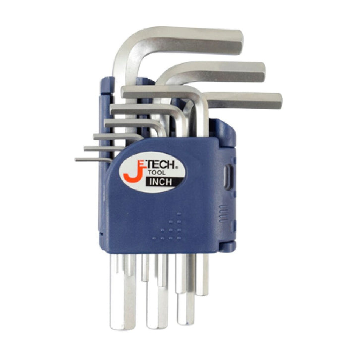 Jetech Tool Inbusschlüsselset, 9-teilig mit praktischem, blauem Halter.