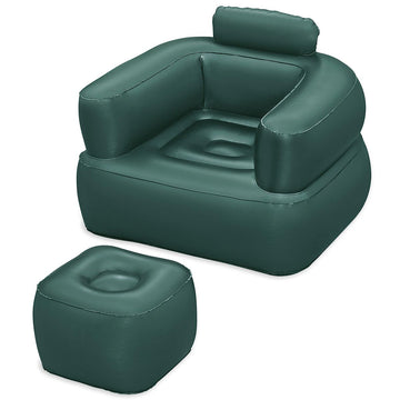 Bestway aufblasbarer Sessel mit Fußstütze. Bequemes Design - homely Family Shop