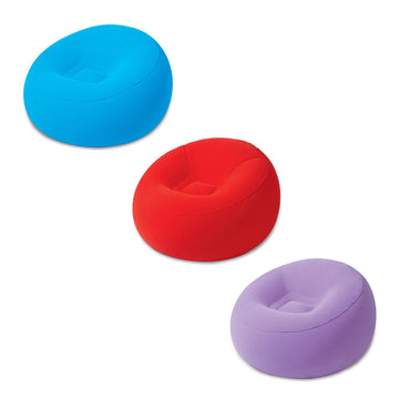 Bestway Sessel in Blau, Rot und Lila. Bequeme Sitzgelegenheit - homely Family Shop