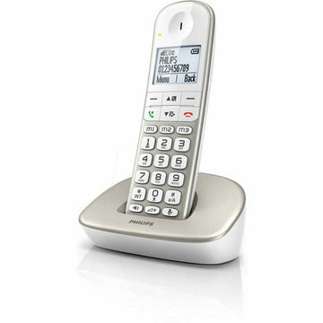 Philips XL4901S/23 schnurloses Telefon mit DECT Basisstation in Weiß - homely Family Shop