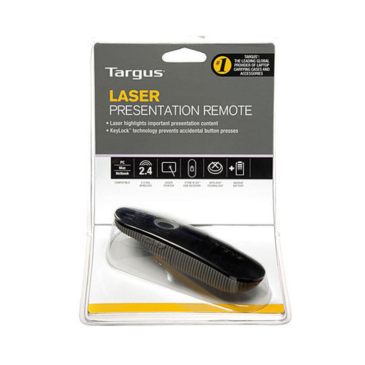 Schwarzer Targus Laserpointer mit KeyLock Technologie - homely Family Shop