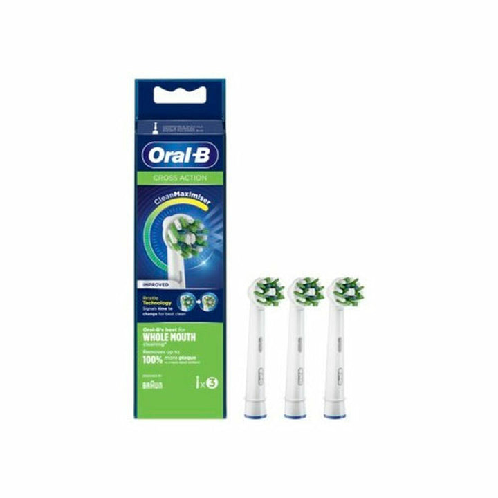 Oral-B Cross Action Bürstenköpfe für Mundpflege mit CleanMaximiser - homely Family Shop