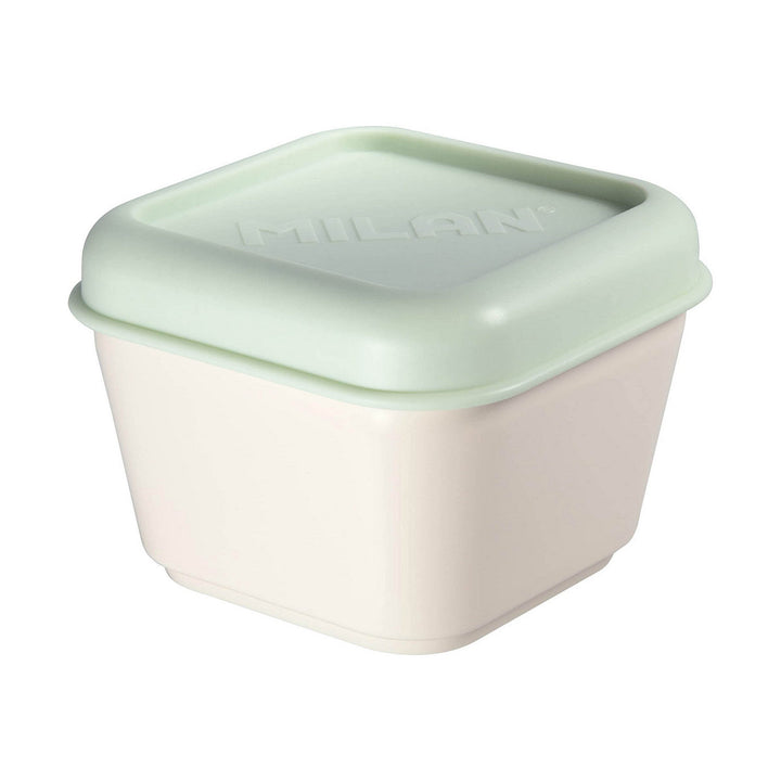 Grüne Milan Lunchbox mit Deckel für Lebensmittel - homely Family Shop