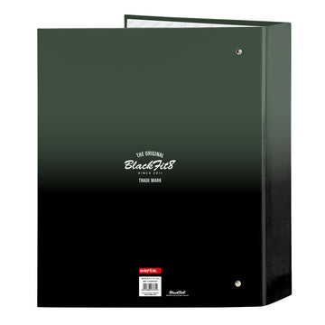 BlackFit8 Ringbuch im Farbverlauf Militärgrün-Schwarz für A4 - homely Family Shop