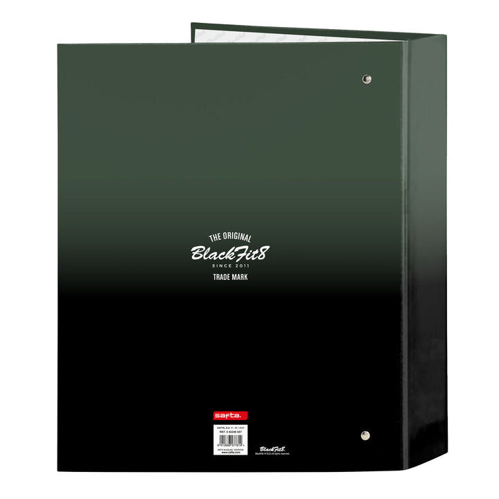 BlackFit8 Ringbuch im Farbverlauf Militärgrün-Schwarz für A4 - homely Family Shop