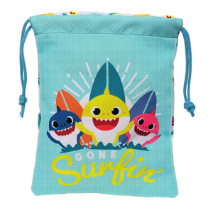 Baby Shark Lunchbox Tasche mit Surfbrett Motiv - homely Family Shop