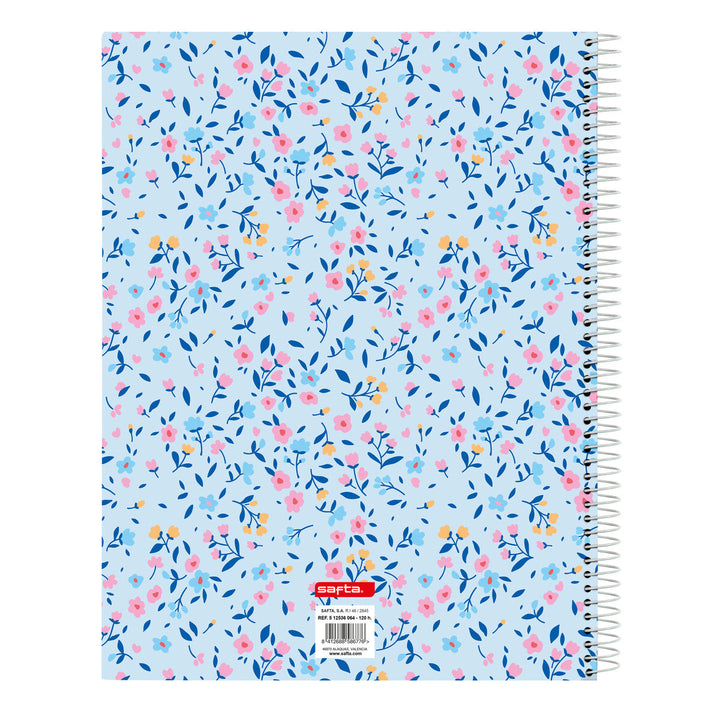 Vicky Martín Berrocal Notizbuch A4 mit floralem Muster - homely Family Shop