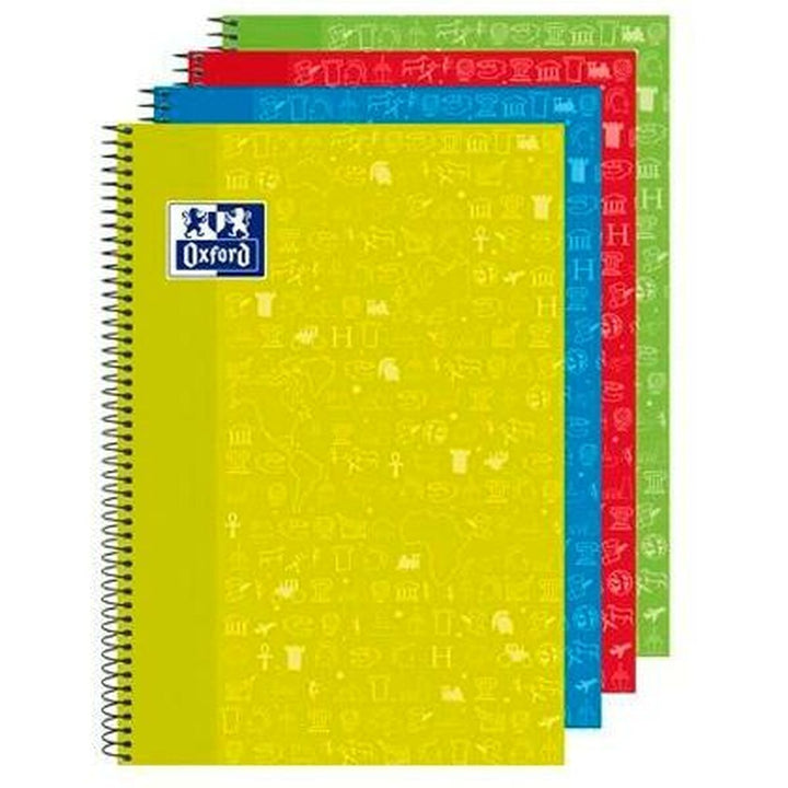 Oxford Notizbücher A4 in Bunt mit 80 Blatt - homely Family Shop