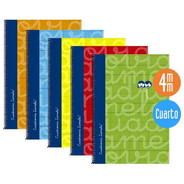 Buntes Lamela Notizbuch Set Viertel, 80 Blatt - homely Family Shop