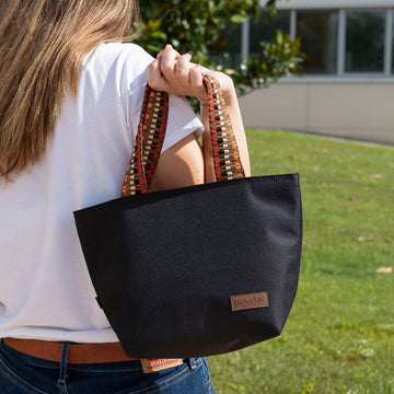 Schwarze Quid Dynamic Lunchbox mit farbigen Trägern für Küche - homely Family Shop