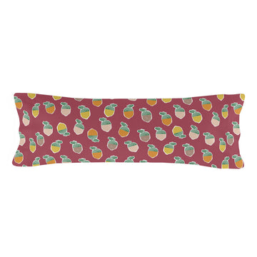Bunter Bettbezug mit Eichel Muster. HappyFriday Moshi Moshi Harvestwood Design.