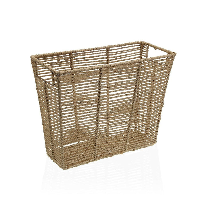 Brauner Wäschekorb aus gewebtem Material für Home Storage - homely Family Shop