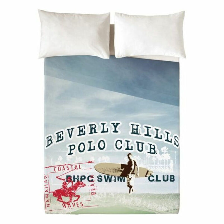 Bettwäsche-Set Beverly Hills Polo Club Hawaii mit Surf-Motiv. Küsten Design für Ihr Schlafzimmer.