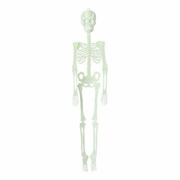 Fluoreszierendes Halloween Skelett, 150 cm, gruselige Dekoration.