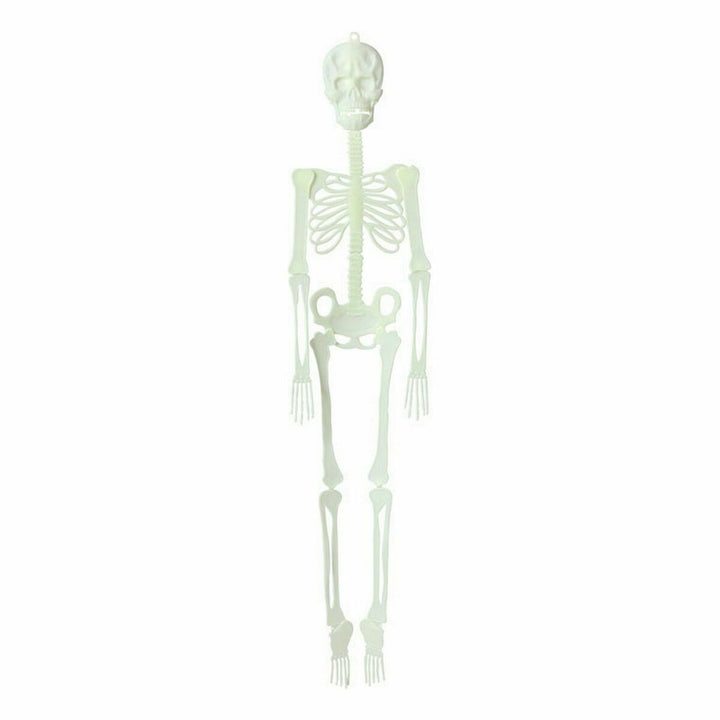 Fluoreszierendes Halloween Skelett, 150 cm, gruselige Dekoration.