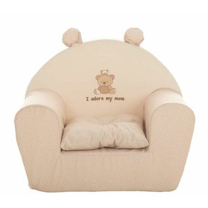 Beiger BigBuy Kids Kindersessel mit Teddy Design fürs Babyzimmer - homely Family Shop