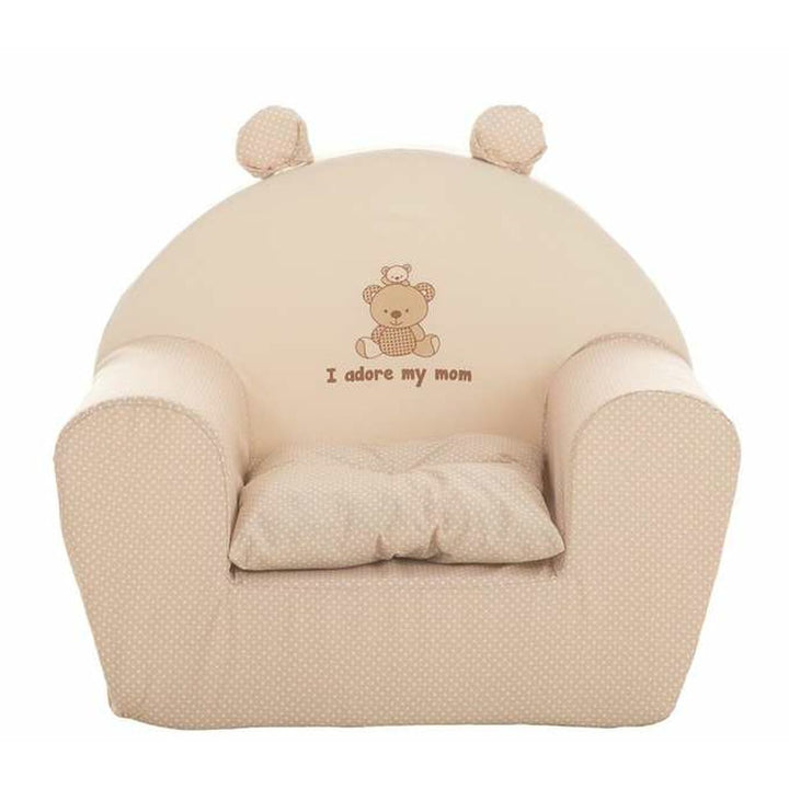 Beiger BigBuy Kids Kindersessel mit Teddy Design fürs Babyzimmer - homely Family Shop