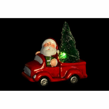 Weihnachtsmann im roten Truck mit Weihnachtsbaum Deko - Homely Family Shop