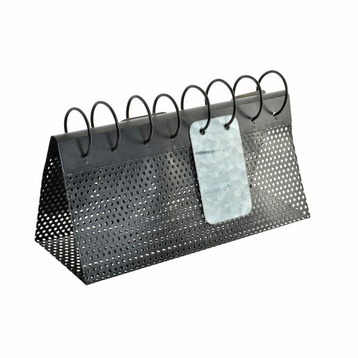 DKD Home Decor Tischkalender, schwarz-weiß, Metall Design - homely Family Shop
