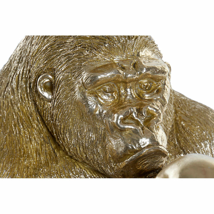 Goldener Gorilla Deko-Figur aus Harz, modernes Design - Homely Family Shop