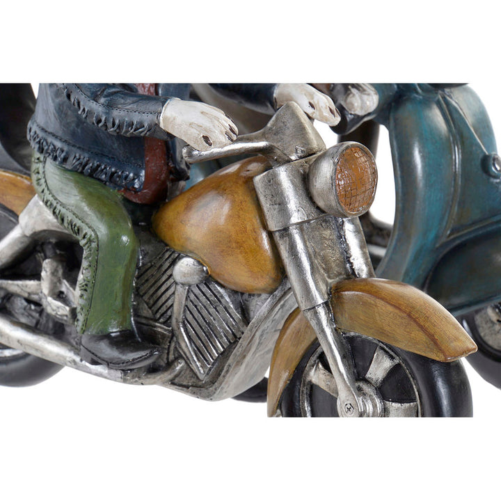 DKD Home Dekoratives Motorrad im Vintage-Stil mit Hund - Homely Family Shop