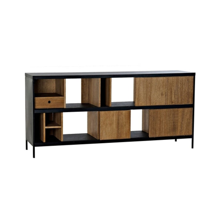 DKD Home Dekor Alvin Anrichte aus Esche und Eisen mit Fächern - homely Family Shop