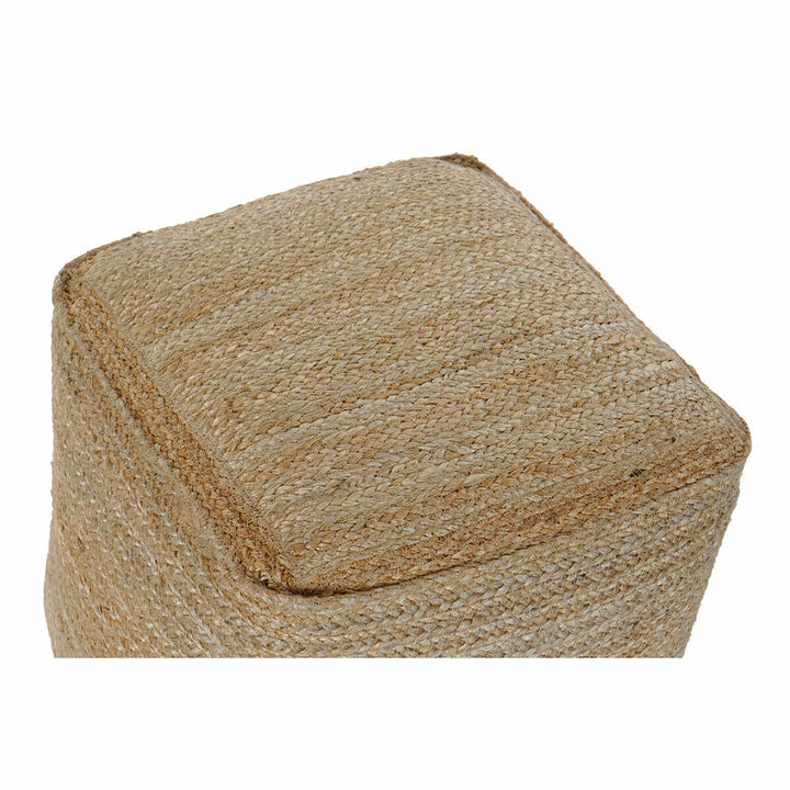 DKD Home Decor Fußstütze aus Naturfaser, quadratisch - homely Family Shop