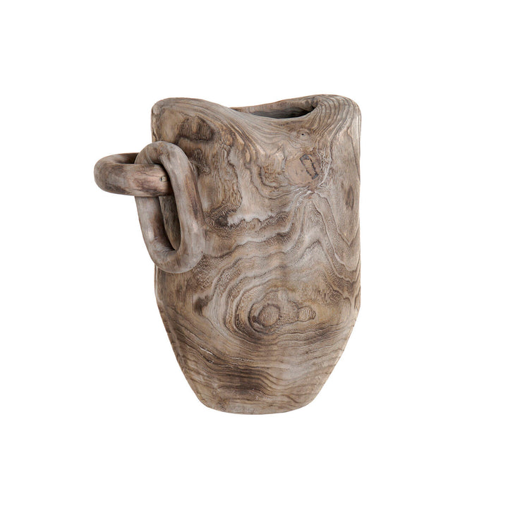 DKD Home Dekor Weide Figur im Handwerks-Stil mit Holzmaserung - homely Family Shop