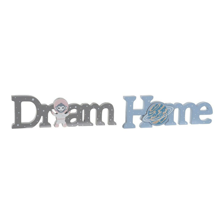Deko-Figur Dream Home mit Astronaut Affe, Holz natürlich - homely Family Shop