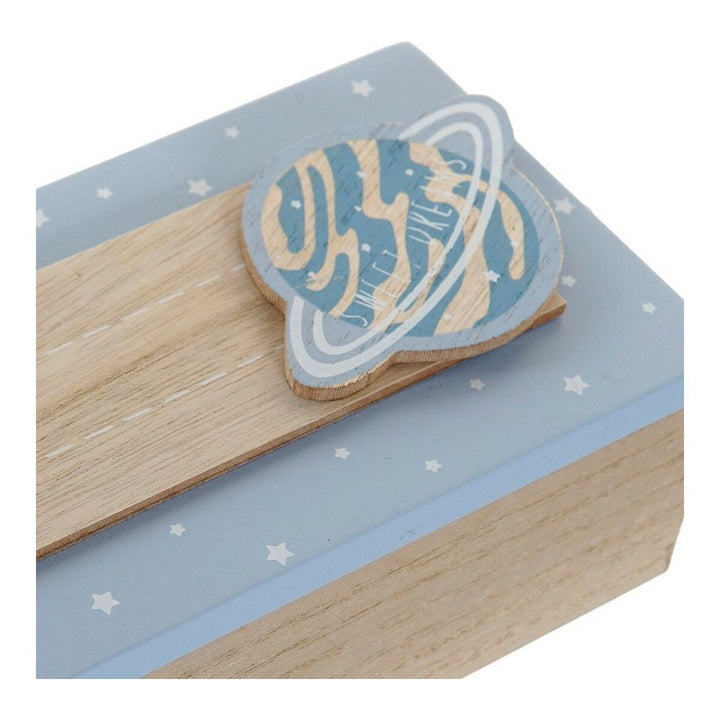 Dekorative DKD Home Box mit Sternen und Holzdetails - homely Family Shop
