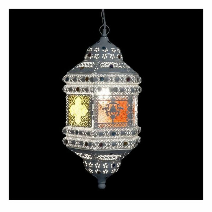 DKD Home Decor Deckenlampe mit buntem, antikem Finish und goldenem Metall - homely Family Shop