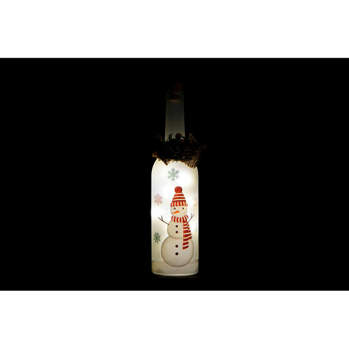 Dekorative LED-Flasche mit Schneemanndesign von DKD Home Decor - homely Family Shop